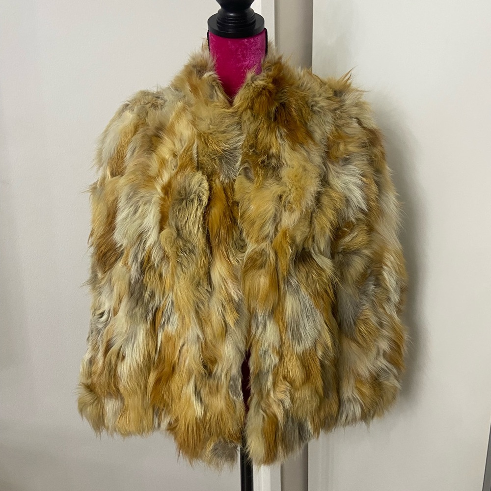 WM.H.HARRIS genuine fur coat small